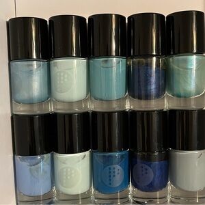 Blue Nail Polish (Set of 10)
